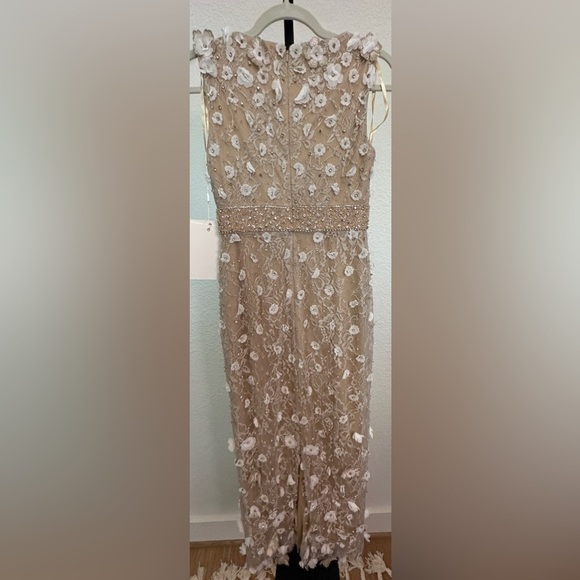 Mac Duggal | Sheer Mesh Cocktail Dress - Picture 4 of 5